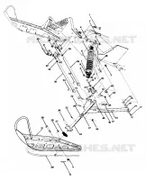 SOSPENSIONI ANTERIORI AND SCIARE Sport, Trail, 400 and 600 (4912701270007A)