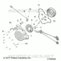 ENGINE, STATOR AND VOLANO