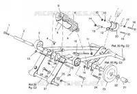 ANTERIORE COPPIA ARM 500 CARB 0962764 and 500 CARB RMK 0962964 (4931873187C003)