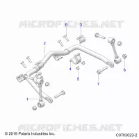 SUSPENSION, FRONT BARRA DI STABILIZZAZIONE