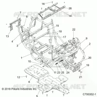 CHASSIS, MAIN FRAME AND SCIARED PLATES