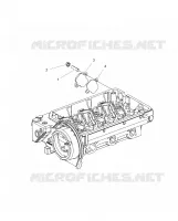 ENGINE, CARBURANTE PUMP FITTING COVER