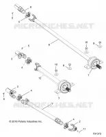 DRIVE TRAIN, FRONT PROP ALBERO