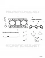 MOTORE, UPPER GASKET KIT 