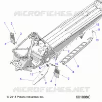 CHASSIS, PROTEZIONE FRIZIONE, FOOTRESTS, AND RUNNING BOARDS