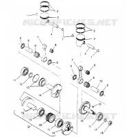 PISTONEEE   ALBERO MOTORE SPORT 0950443, SPORT TOURING 0950243  AND EUROPEAN SP (4928822882C013)