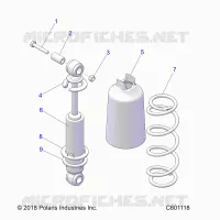 SUSPENSION, SHOCK ANTERIORE TRACK (7043995)