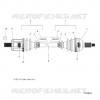 TRASMISSIONE, FRONT HALF SHAFT