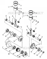 PISTONEEE   ALBERO MOTORE CLASSIC 0963865 (4935383538C009)