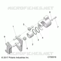 BRAKES, PINZA POSTERIORE