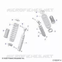 SOSPENSIONEDLE SHOCKS AND MOUNTING