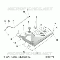 SISTEMA DI ALIMENTAZIONE CARBURANTE, FUEL TANK ASM.