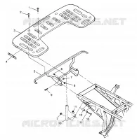 POSTERIORE MONTAGGIO RACK XPRESS 300 W969530 and XPRESS 400 W969540 (4935923592A008)