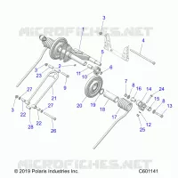 SUSPENSION, POSTERIORE COPPIA ARM