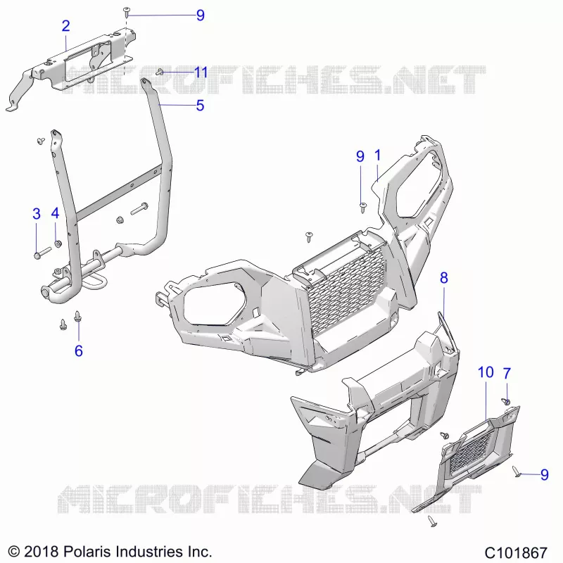 PARAURTI ANTERIORE AND MOUNTING