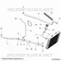 ENGINE, SISTEMA DI RAFFREDDAMENTO, HOSES