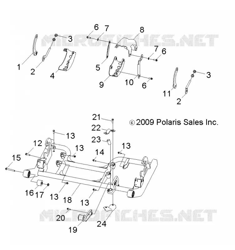 TELAIO, SWING ARM