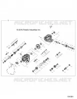 TRASMISSIONE, MAIN GEARCASE INTERNALS 1333610