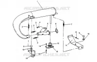 IMPIANTO DI SCARICO WIDETRAK LX 0962064 and EUROPEAN WIDETRAK LX E962064 (4931643164C004)