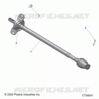 TRASMISSIONE, FRONT PROP SHAFT