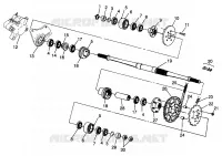 MEDIO TRASMISSIONE 6X6 400L W968740 AND 6X6 400L NORWEGIAN N968740 (4935963596C003)