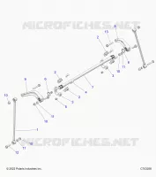 SUSPENSION, REAR BARRA DI STABILIZZAZIONE