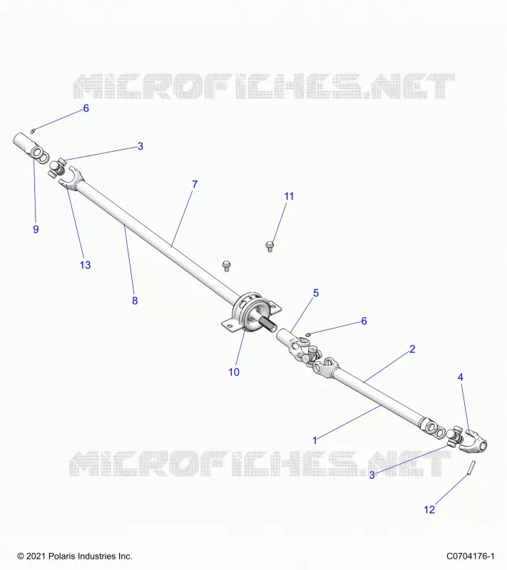 TRASMISSIONE, FRONT PROP SHAFT