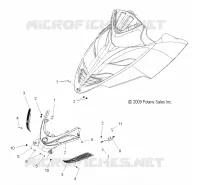 CAPPUCCIO, FRONT HINGE ASM.