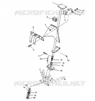 INSIEME DELLO STERZO POST  2X4 300 W957530 (4930053005B006)