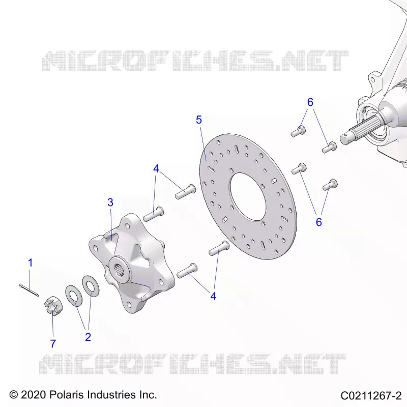 SOSPENSIONI ANTERIORI HUB AND BRAKE DISC