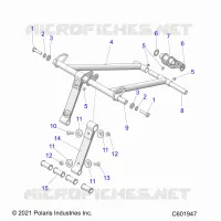 SUSPENSION, ANTERIORE COPPIA ARM