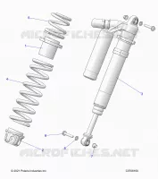 SUSPENSION, SHOCK ANTERIORE MOUNTING, DELUXE
