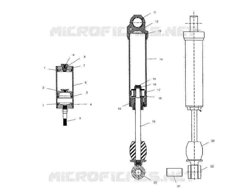 SHOCK (REAR TRACK)(M-10)