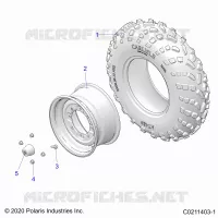 RUOTAS, FRONT TIRE