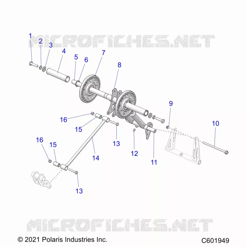 SUSPENSION, POSTERIORE COPPIA ARM