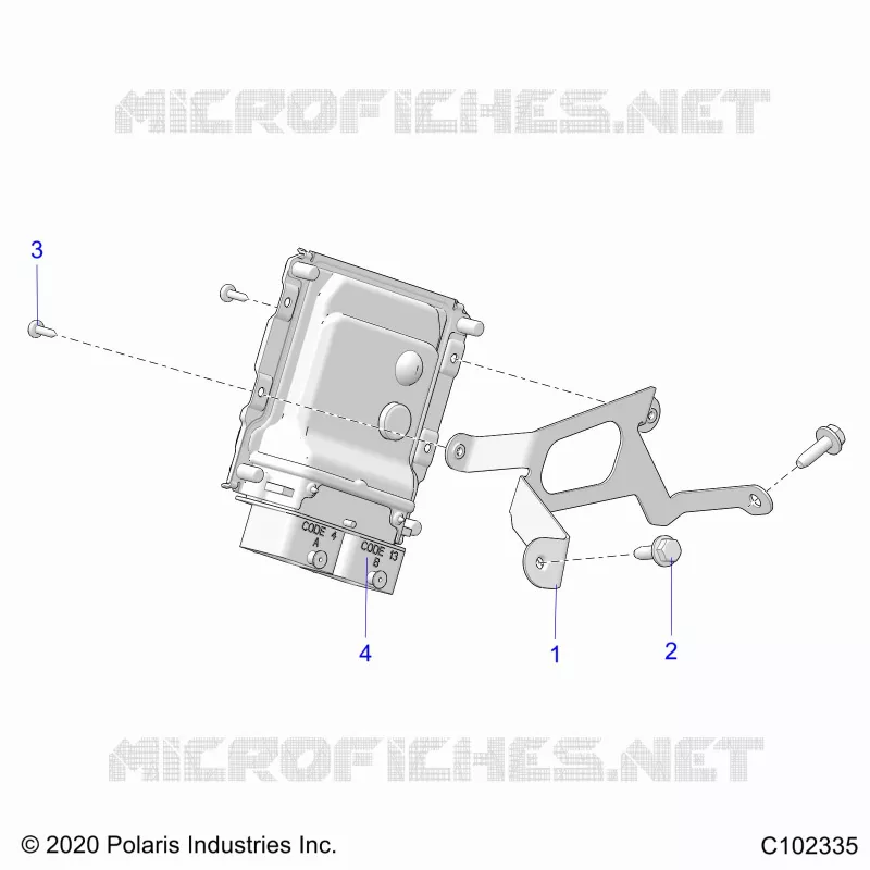 ELETTRICO, ECU MOUNTING
