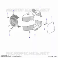 ENGINE, FAN COVER AND SINDONE