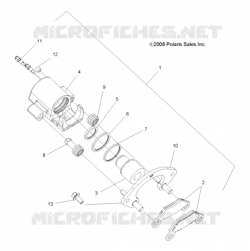 FRENO POSTERIORE CALIPER
