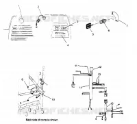 ACCENSIONE   cablaggio  500 EFI 0952774, EFI SKS 0952574,   EFI SKS PT 0 (4929052905B007)
