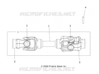 TRASMISSIONE, REAR PROP ALBERO
