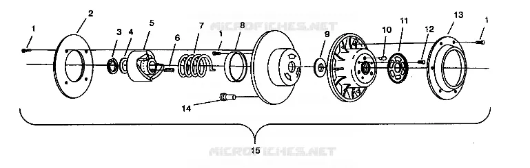 FRIZIONE DRIVEN ASSEMBLY 440 E942760 and 440 SKS E942560 (49273927390028)