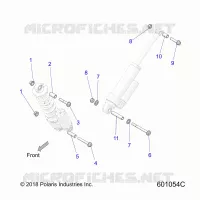 SUSPENSION, SHOCK MONTAGGIO (FT/RT)