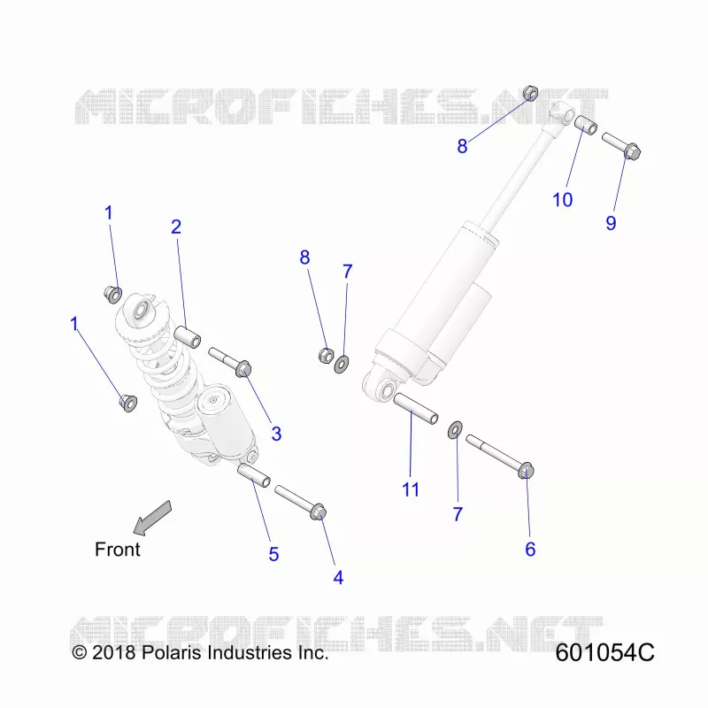 SUSPENSION, SHOCK MONTAGGIO (FT/RT)