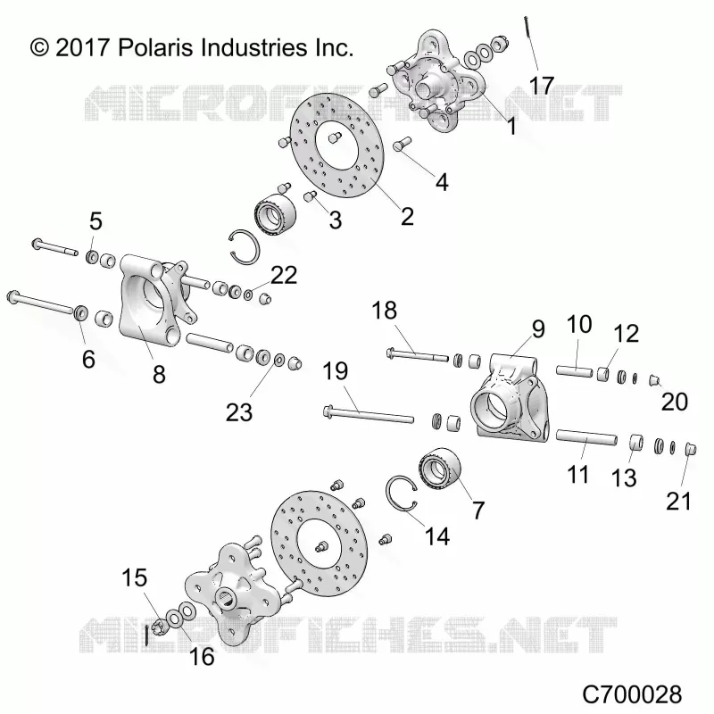 SUSPENSION, PORTAPACCHI POSTERIORE