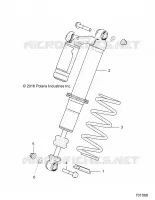 SUSPENSION, SHOCK ANTERIORE MOUNTING