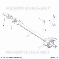 TRASMISSIONE, MID PROP SHAFT