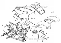 CABINA MAGNUM 4X4 W968144 AND SWEDISH MAGNUM 4X4 S968144 (4936053605A005)