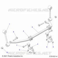 SUSPENSION, FRONT BARRA DI STABILIZZAZIONE
