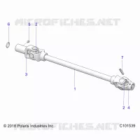 TRASMISSIONE, FRONT PROP SHAFT