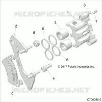 FRENO ANTERIORE CALIPER